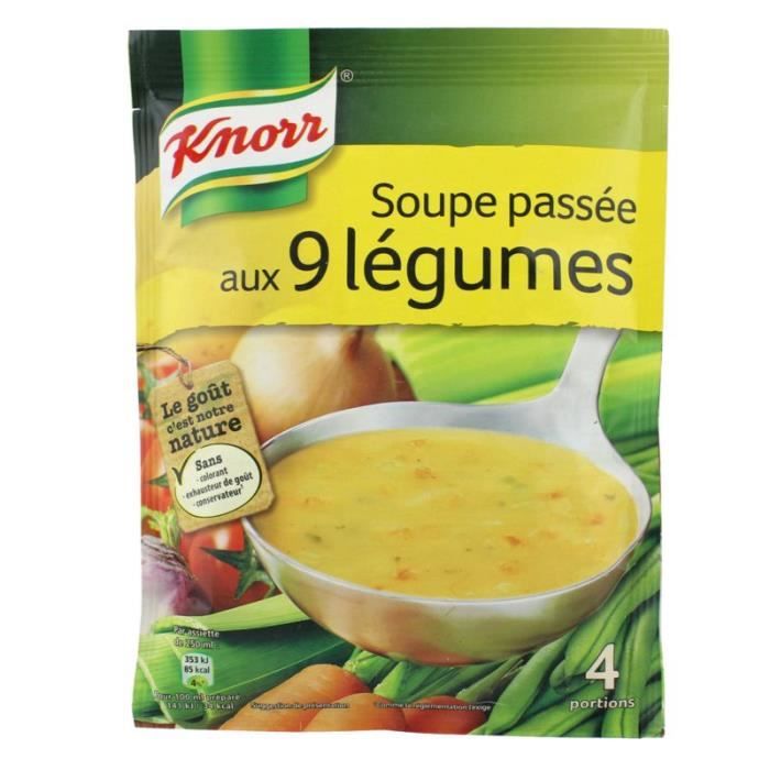 Soupe passée aux 9 légumes 105 GR Knorr