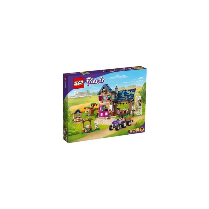Lego Friends 41721 Ferme bio avec tracteur Mini poupees Animaux Jouet construction 1 carte Fille 7 ans et plus