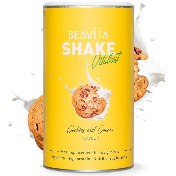 Panier Gourmand Et Coffret Cadeau Gourmet - Substitut Repas Poudre 10 Shakes Cookies & Cream 572G Perte Poids