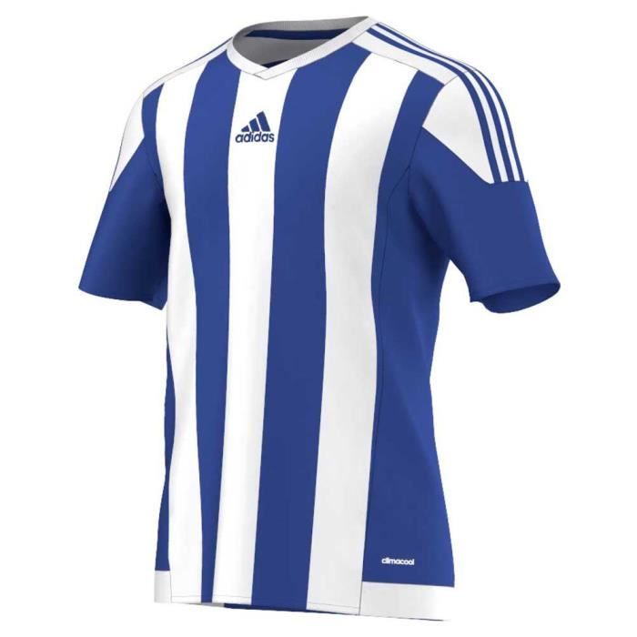 ADIDAS Maillot de Football Striped 15 Bleu / Blanc