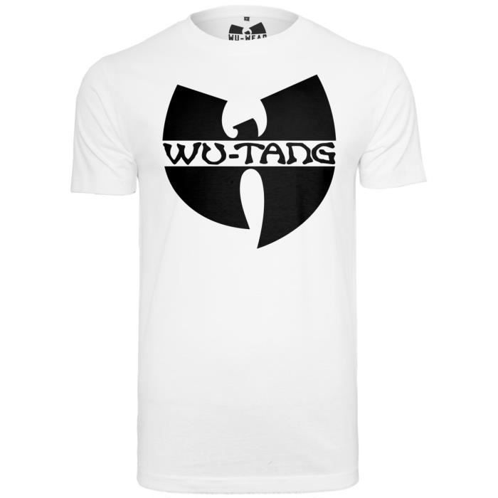 Wu-Wear Hip Hop Shirt - LOGO blanc