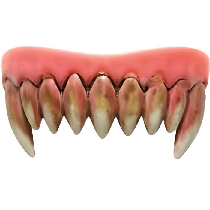 Dentier Rigide avec Pate de Monstre dents sanglantes