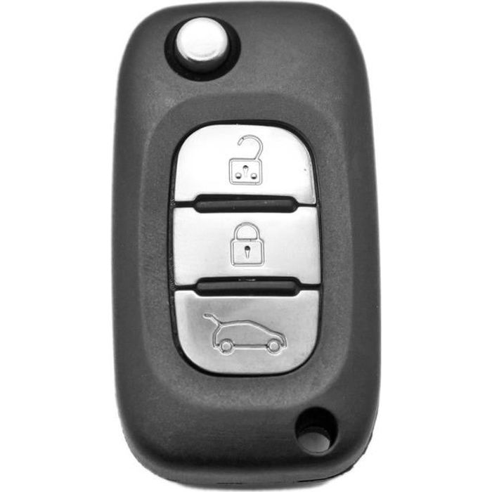 Coque de clé compatible Renault 3 boutons