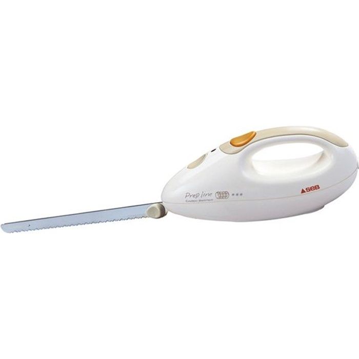 SEB 852301 Couteau électrique Prep’Line - Blanc