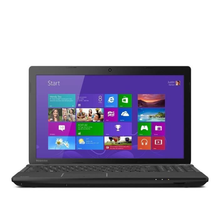 PC portable TOSHIBA SATELLITE C55D 15,6'' - AMD A6-500 - RAM 4Go - Stockage 240Go SSD - Windows 10 + Disque dur externe 1000GO