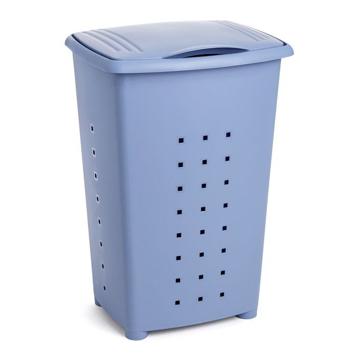 Panier à linge - TATAY - Millenium - Plastique - Bleu - 42x355x64 cm