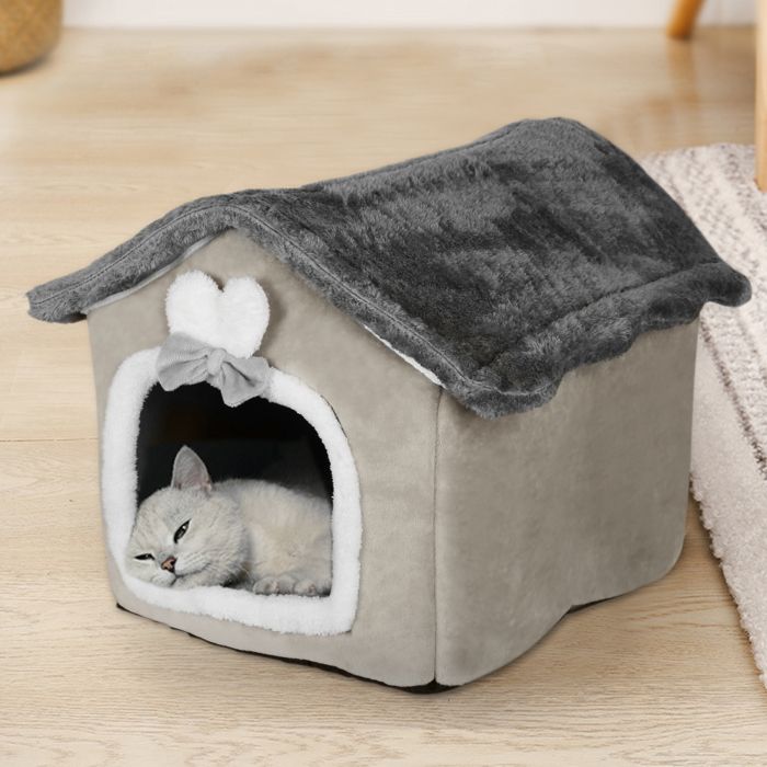 Comparer les prix de JEOBEST Niche d'hiver pour chat, maison pour chat chien, niche pour chien extérieure, tente-abri chaude pour animaux de compagnie