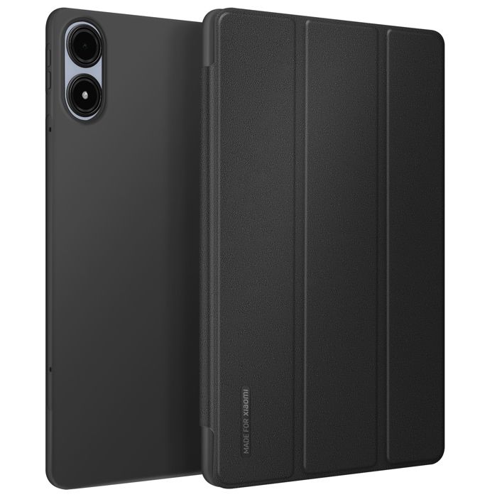 Coque Xiaomi Redmi Pad Pro / Poco Pad 12,1" - Étui Mince En Cuir PU, Réveil Automatique, Noir