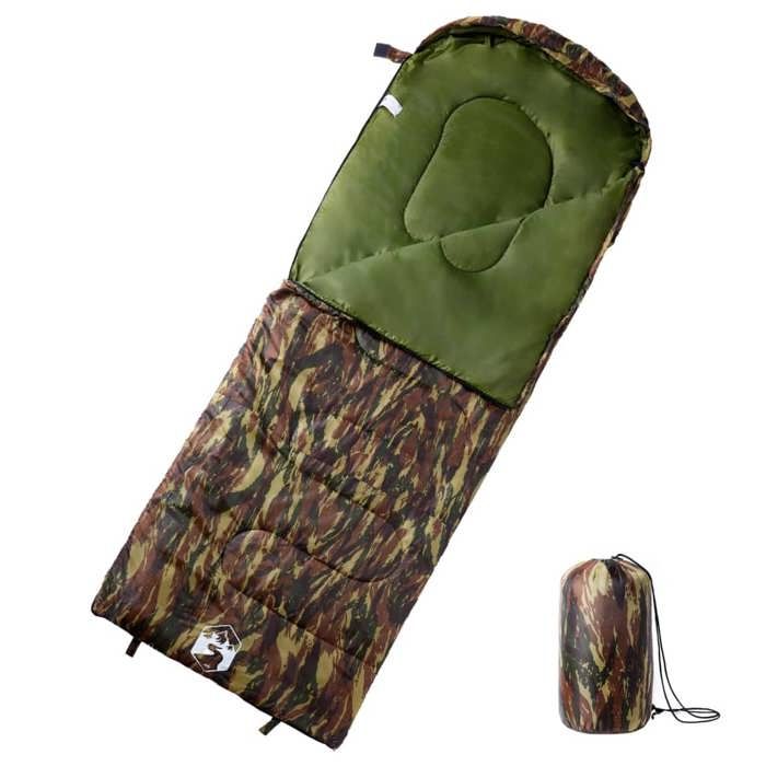Sac de couchage - vidaXL - Adulte - 3-4 saisons - Vert - Résistant à leau