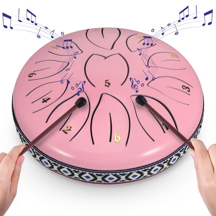 Tongue Drum,Tambour de Langue 6 Pouces 11 Tons Handpan C Key Percussion — free download