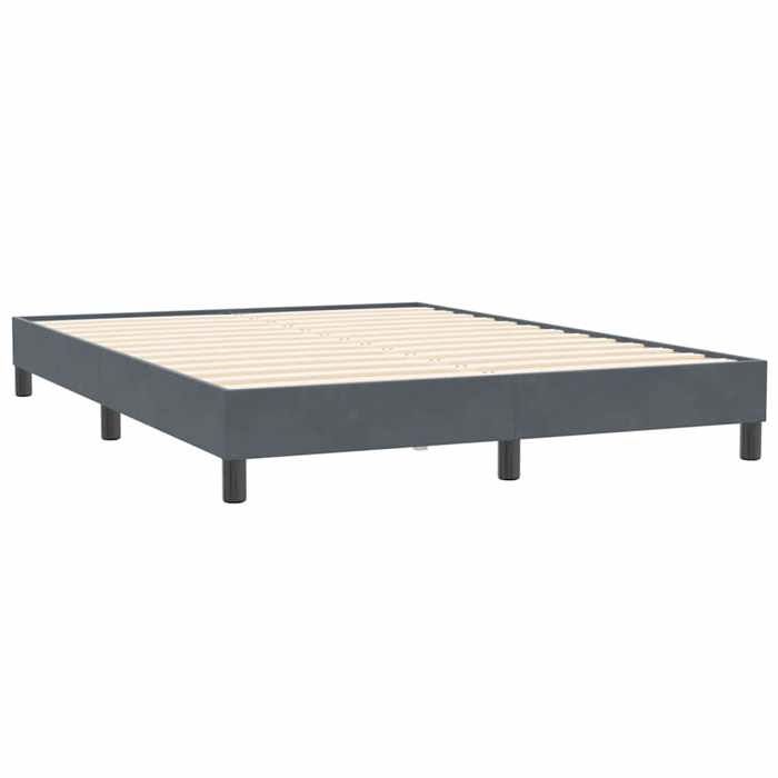 Ventes à perteSommier à lattes - SARAZYJ - Pour cadre de Lit double - Meuble de chambre - de lit sans matelas - gris foncé 140 x 2