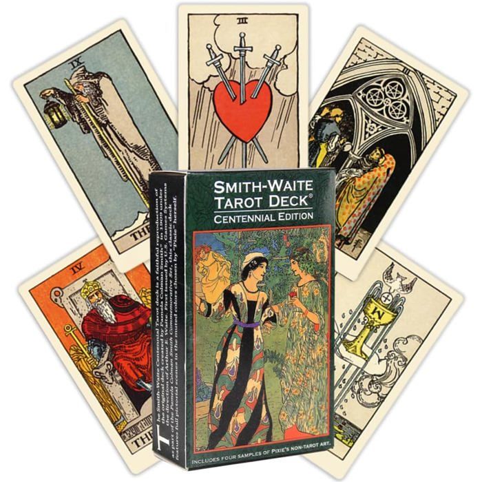 Jeu De Tarot Rider Waite 78 Cartes – Divinatoire Classique – Débutants & Pros – Papier 350g, Finition Mate