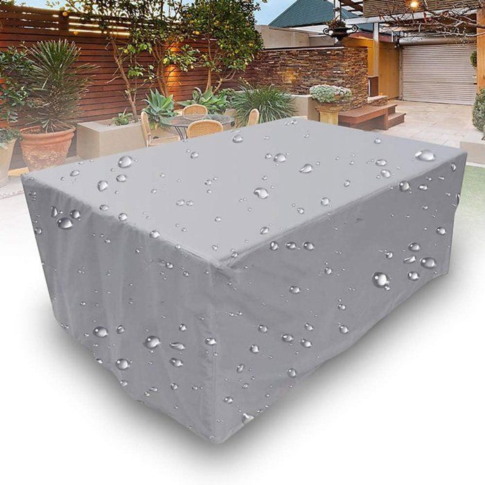 Housse imperméable pour banquette de jardin noire résistante protection pour mobilier extérieur