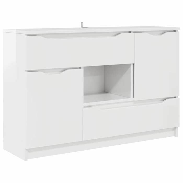 Buffet Blanc brillant - vidaXL - blanc brillant - 655 x 30 x 100 cm 485ftg64c