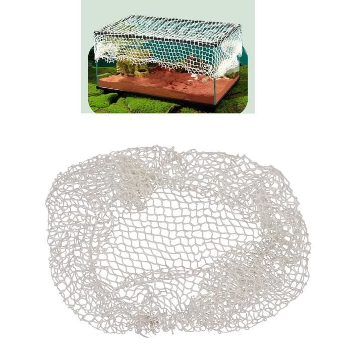 Comparer les prix de SHO Filet anti-évasion pour terrarium Filet anti-évasion pour aquarium professionnel empêche les sauts de réservoir (L) 116114