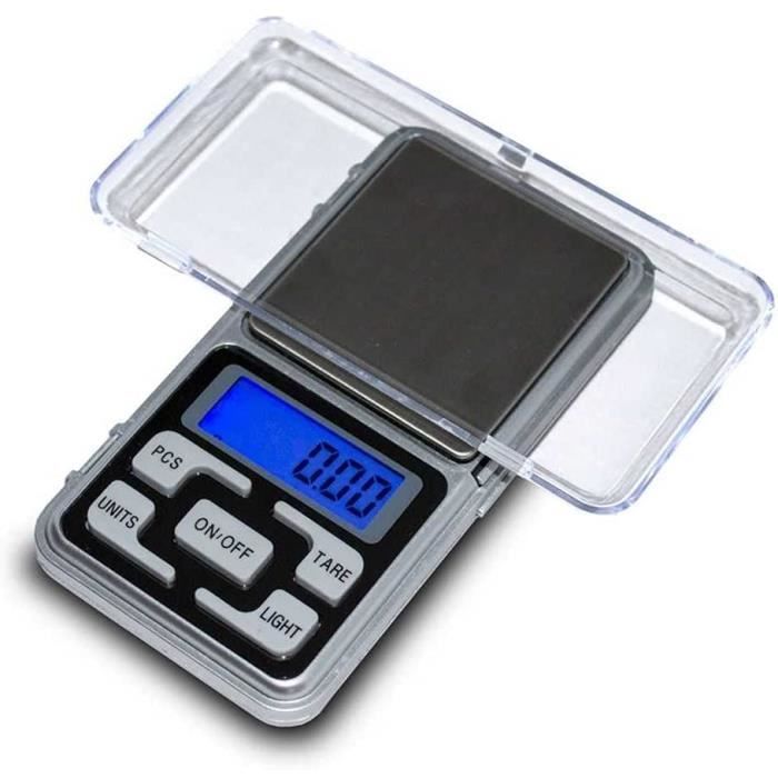Balance De Cuisine électronique Haute Précision 500g/0.01g - Acier Inox, 7 Unités, Avec écran LCD - 3
