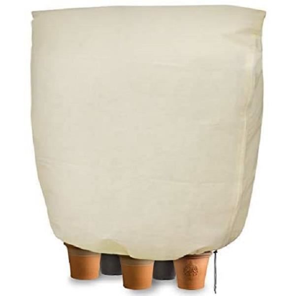 Housse Hiver Protection Plantes 1.20x1.80m - Fibre Non-tissée, Anti-gel, Anti-UV | Pour Arbustes, Massifs