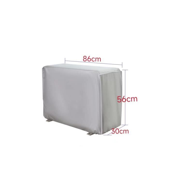 Housse Protection Pompe à Chaleur 100x43x80cm - Protège Moteur Clim Imperméable Oxford