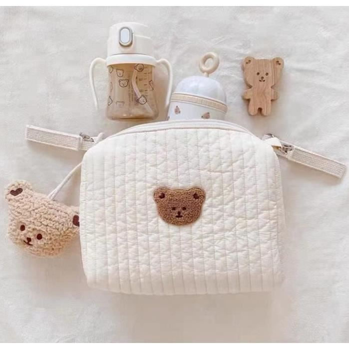 Sac a Langer Bebe Organiseur de Couches Sac pour Poussette Lit de Bebe Mini Sac Fourre Tout Poche Rangement Enfant Fille Garcon Cdiscount Puericulture Eveil bebe