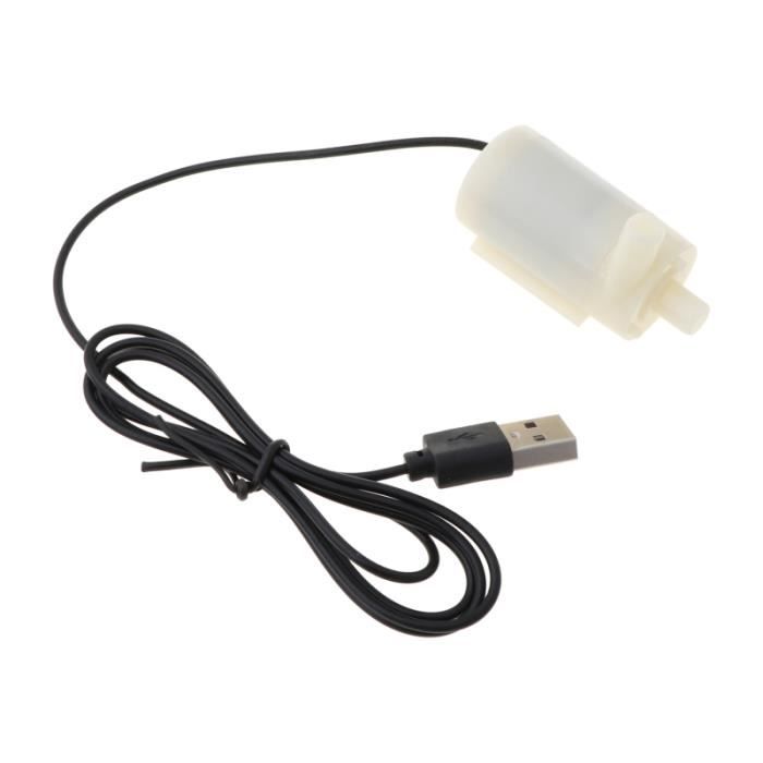 Mini Pompe à Eau USB 5V Q-BAIHE JT-180A - Pompe Submersible Amphibie Silencieuse 350L/H