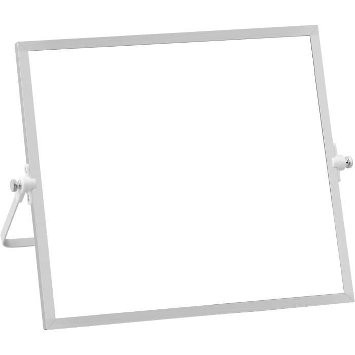Tableau Blanc Effaçable A4 Nicpro - Double Face - Avec 3 Marqueurs - Idéal Maison, Bureau, École