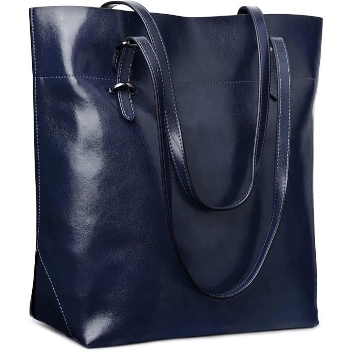 Sac Fourre-tout Zara En Cuir Véritable - Noir Métallique, Neuf Avec étiquette