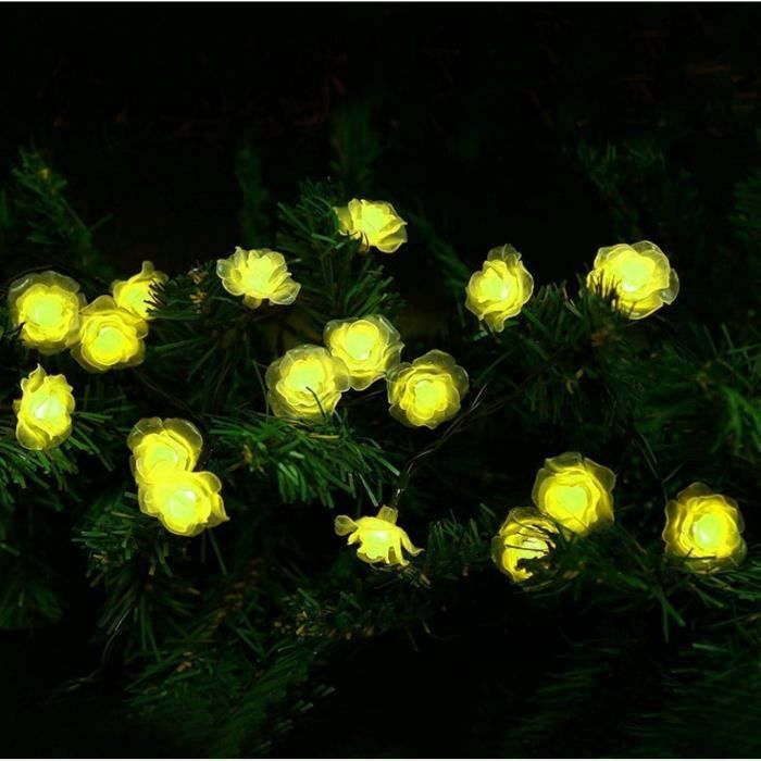 Cascade De 10 Fils LED Lumineux Multicolores Pour Décoration De Noël