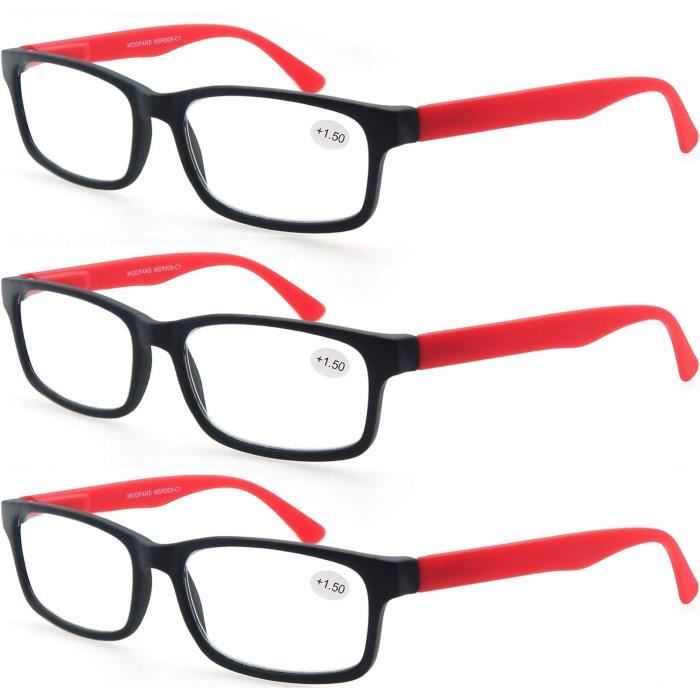 Lot De 4 Lunettes De Lecture +2.25 - Monture Marron Ronde - Branches à Ressort - Neuf Avec étiquettes