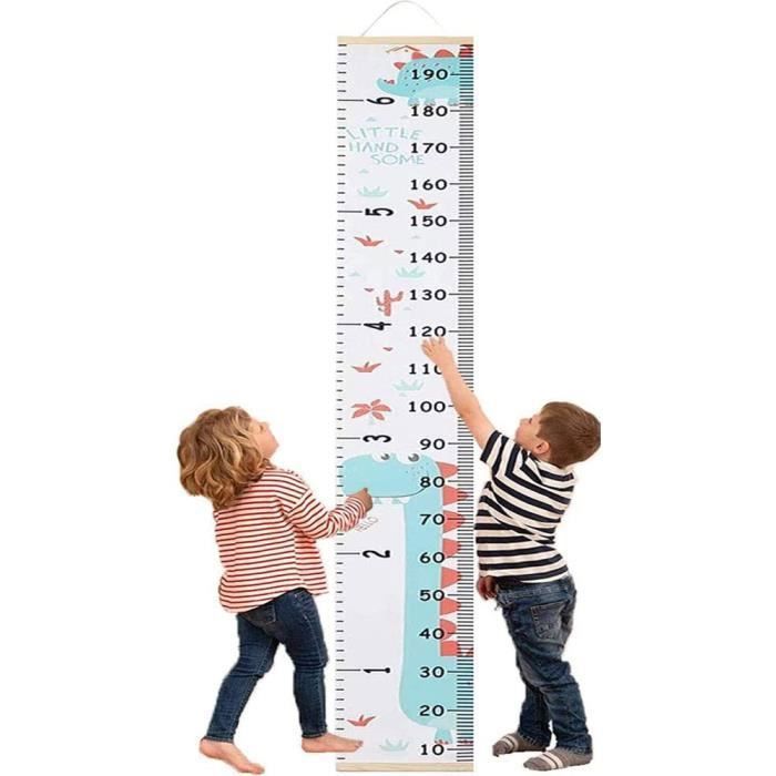 Toise Murale Enfant Tableau De Croissance Enfants Avec Motif Dinosaures Dessin Anime Murale A Suspendre Regle Enfant Amovible Beb Cdiscount Maison