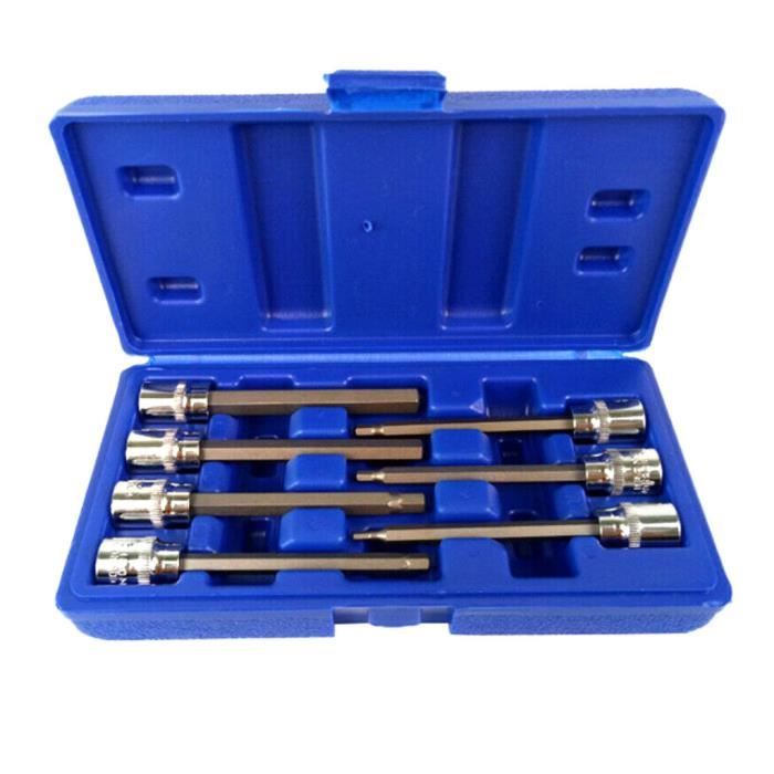 Clé Allen Longue Hex Jeu De Douilles 7pcs Extra Longue 3 8 Drive Cle Allen Bits