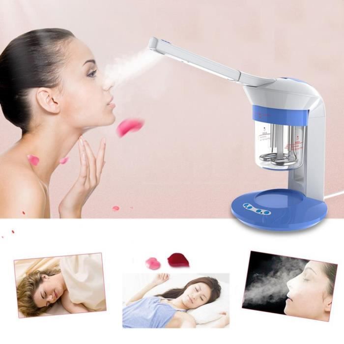 Kingsteam Cuiseur vapeur facial – Vapeur d'ozone avec bras extensible – Vapeur facial nano ionique professionnel pour