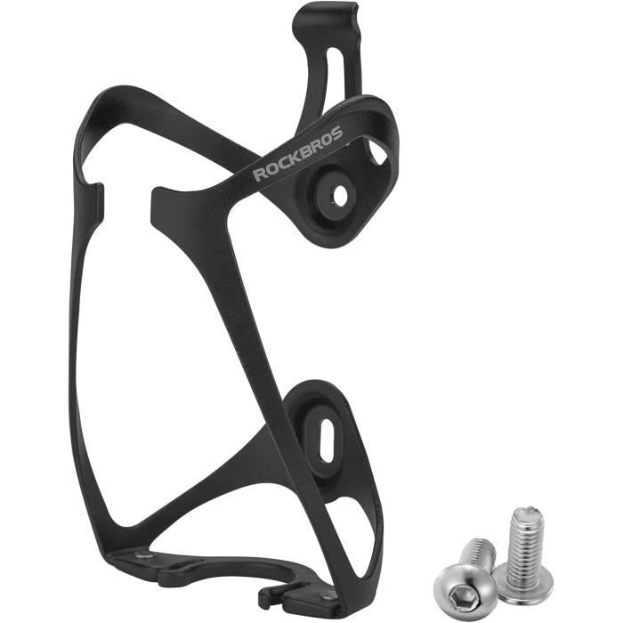 Support De Bidon Vélo En Silicone – Réglable – Léger 68g – Anticorrosion – Adapté à Toutes Bouteilles – Pour VTT, Route, Ville – Noir/Rouge/Bleu/Rose/Blanc