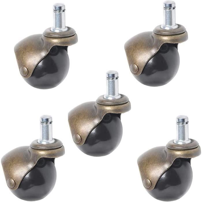 Lot 8 Roulettes à Billes Transfert 23x18x16mm - Pour Meubles Et Systèmes Convoyeurs - Charge 10kg Par Roulette