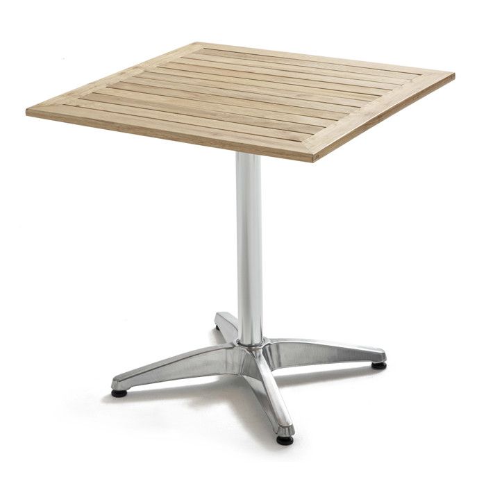 Table De Jardin Carree Bistrot Plateau En Bois 70 X 70 Cm Table De Terrasse 2 A 4 Personnes Achat Vente Table De Jardin Table De Jardin Carree Bois Cdiscount