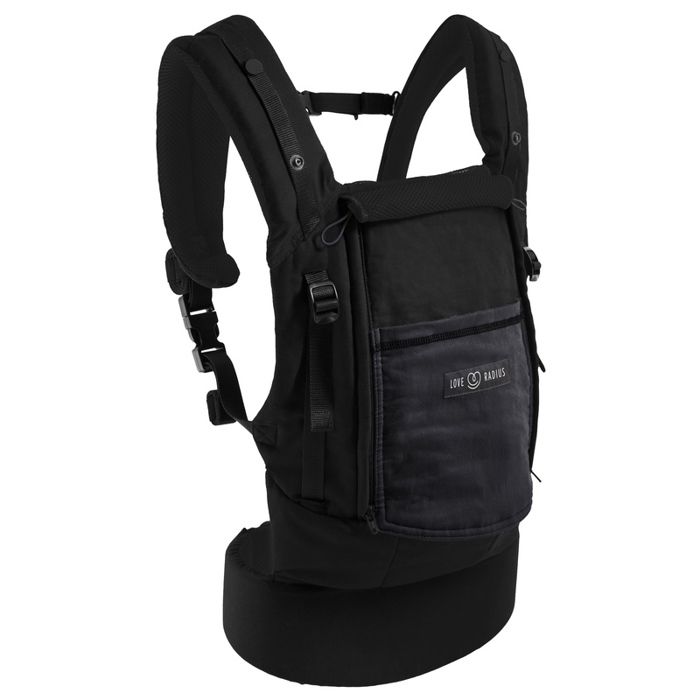 PhysioCarrier JPMBB Coton Noir poche Anthracite