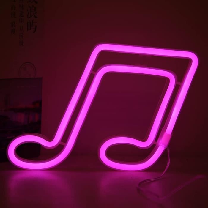 Enseigne Néon Flamme JIURUIFFC - LED USB/piles, Décoration Murale Maison/bar/fête (rouge Et Jaune)