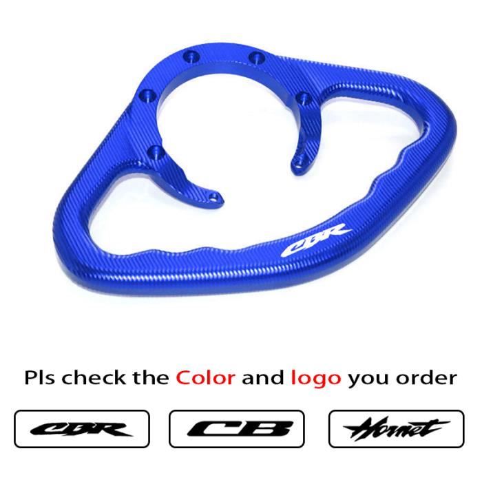 Poignée Réservoir Passager Moto En Aluminium CNC Pour Honda CBR - Design Antidérapant, Couleur Au Choix