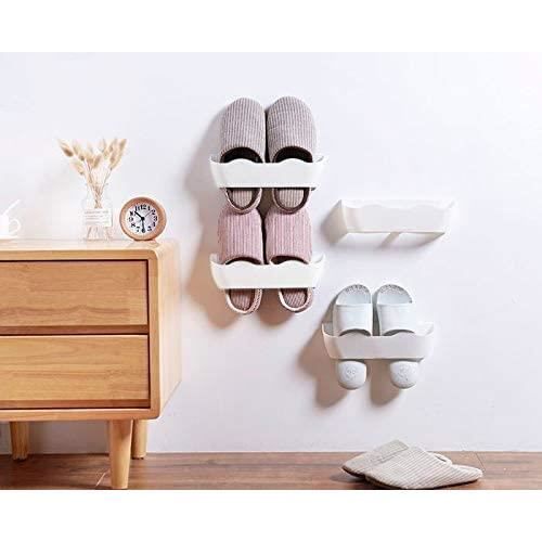 Lot De 4 Rangements à Chaussures, Bacs Avec Rebord élevés