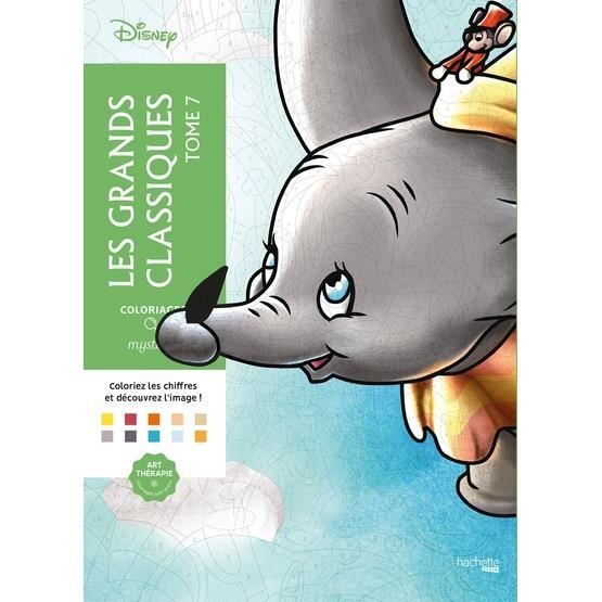 Coloriages mystères - Les Grands classiques Disney Tome 7 - Cdiscount  Beaux-Arts et Loisirs créatifs