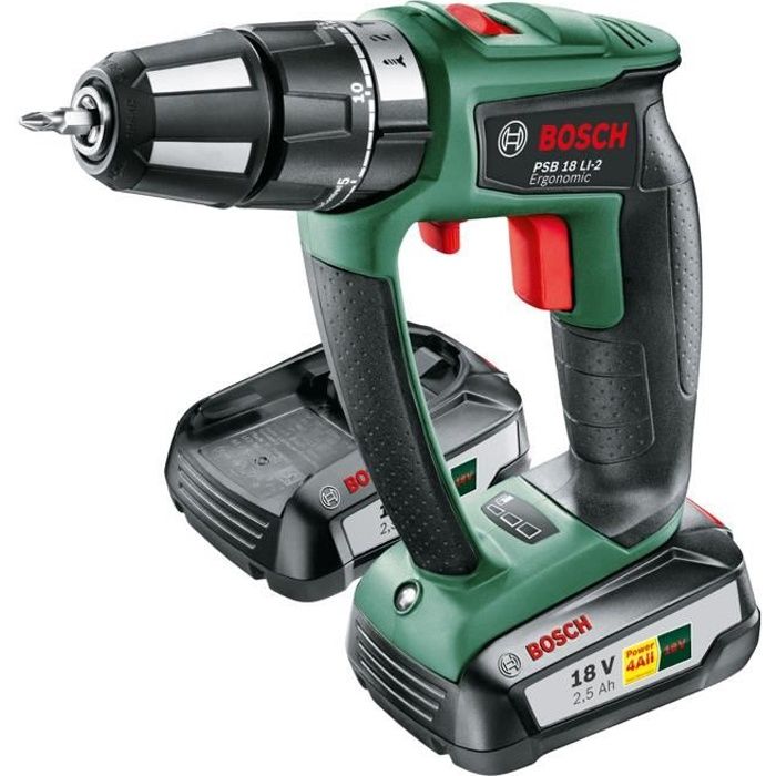 Bosch Perceuse Visseuse A Percussion Sans Fil Psb Ergo 18 Li 2 Avec 2 Batteries Achat Vente Perceuse Bosch Perceuse Visseuse A Percussion Sans Fil Psb Ergo 18 Li 2 Avec 2 Batteries Cdiscount