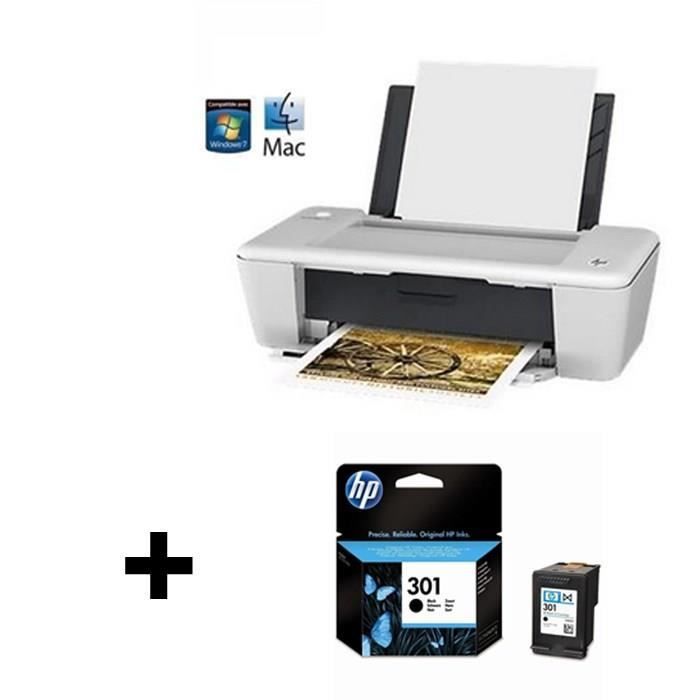 Imprimante HP DeskJet 1010 + Cartouche noire HP 301 - Prix ...