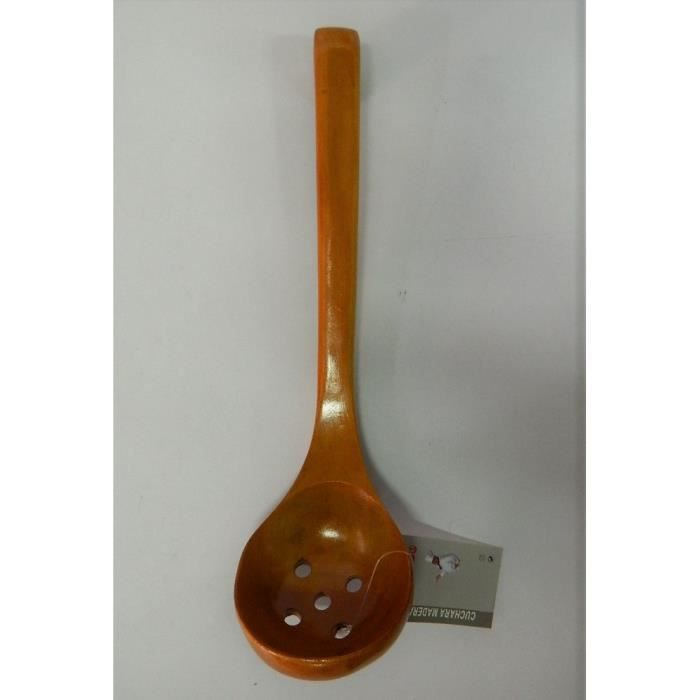 Cuillere Creuse À Trous Bois Olives 28cm Cuisine Cdiscount Maison