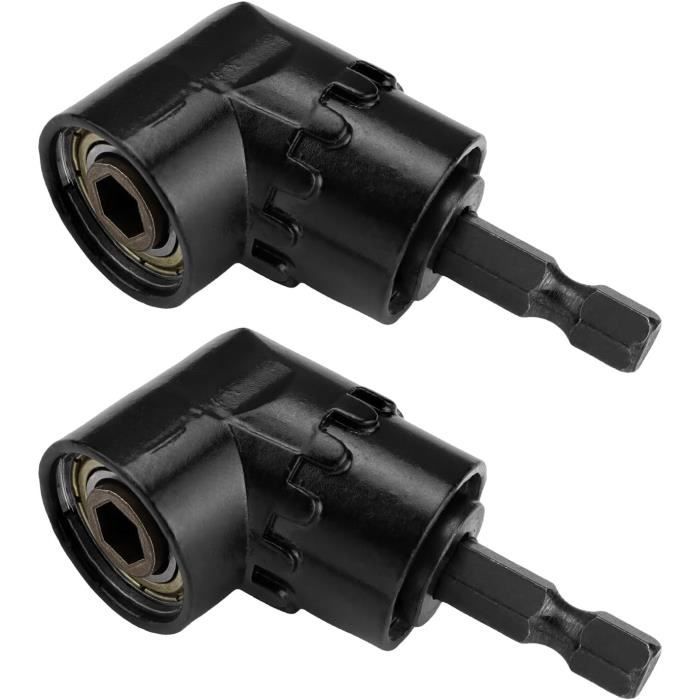 12 Pcs Renvoi D'angle Visseuse, Embout Renvoi 105 Degrés D'angle