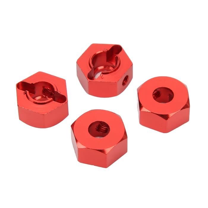 4 Adaptateurs Hexagonaux Pour Moyeu De Roue RC - Compatible SCX10, Traxxas, D90 - 1/10 échelle - 23mm - 13