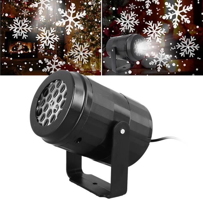 Projecteur Noël Exterieur Intérieur,Led Projecteur de Flocon de Neige