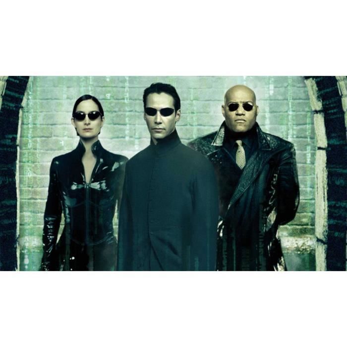 Poster Affiche Matrix Reloaded Keanu Reeves Neo Trinity Morpheus Cinema ...