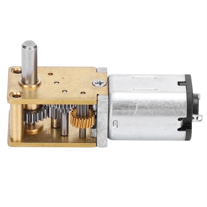 Moteur à Engrenages DC 6V N20 Micro Gear Motor Métallique à Couple Élevé Pour Ventilateur Et Projets