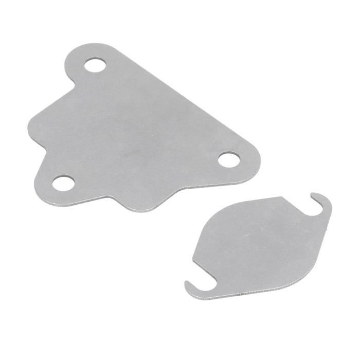 Plaque Obturation EGR 8mm - Kit Acier Inoxydable Pour BMW E53 E38 E39 E46 X5 - Joint Et Vis Inclus