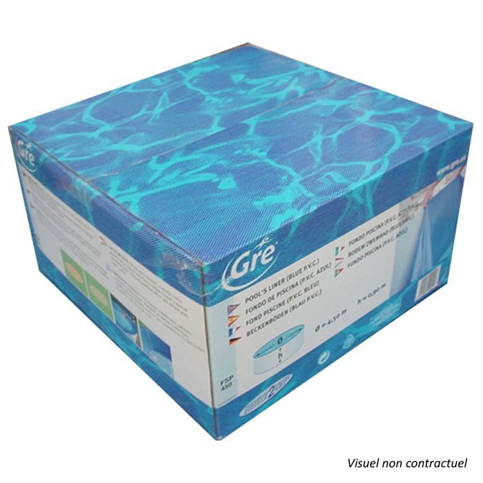 GRE Liner pour piscine ronde 300x120 - Bleu