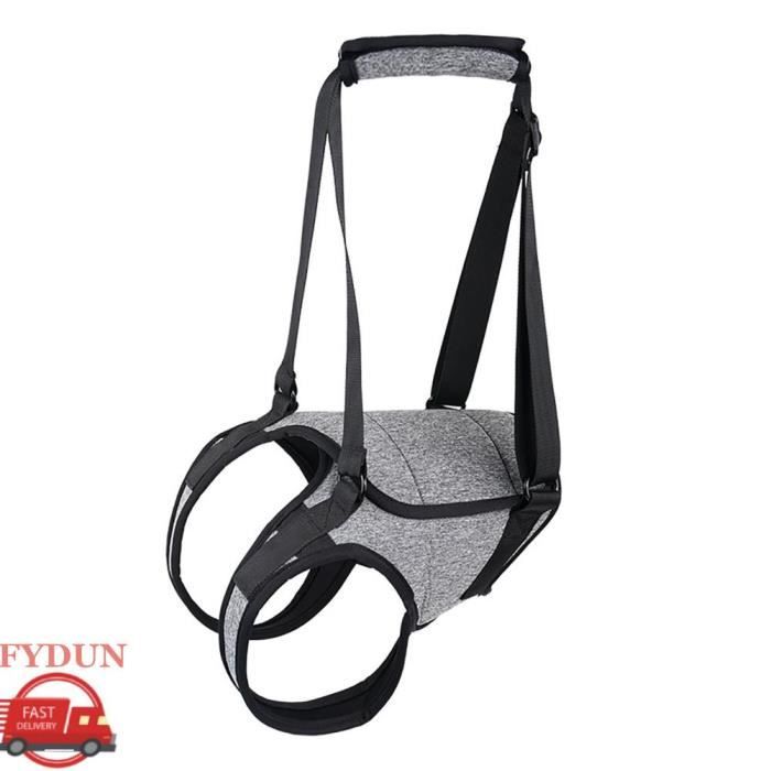 Comparer les prix de Harnais de levage de jambe arrière - FYDUN - Gris chiné - Confort amélioré - Réglable - Durable